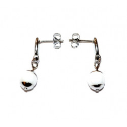 Ceramic Earrings White
