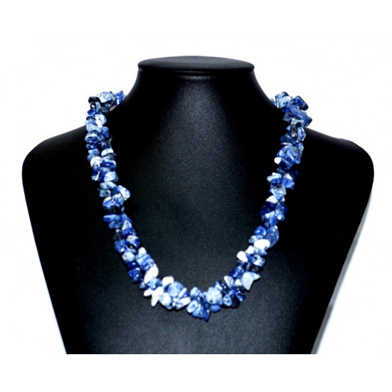 sodalite necklace chips