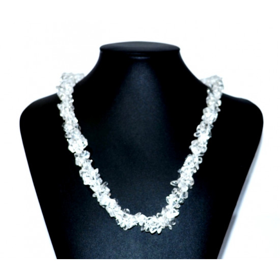 quartz chip necklace
