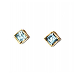 blue topaz earrings