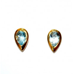 blue topaz earrings