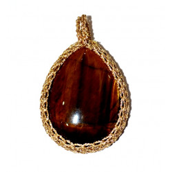 tigers eye pendant