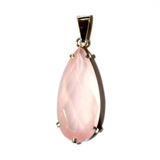rose quartz pendant