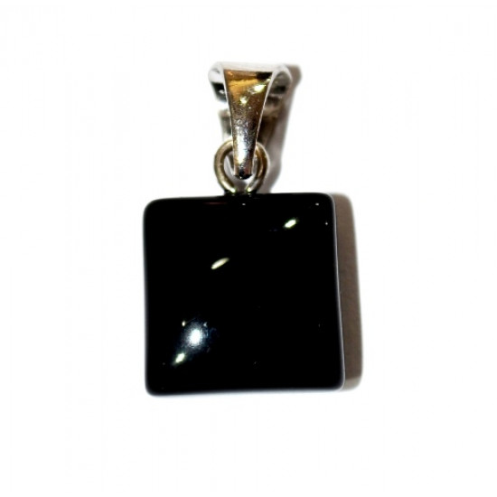 Sterling Silver Black Onyx Pendant P10-00