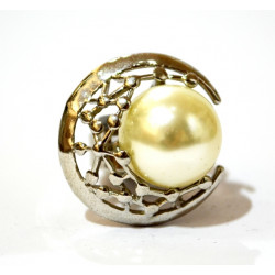 silver melinda ring