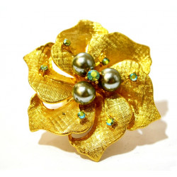 gold cleo ring