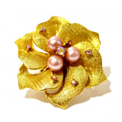 gold cleo ring