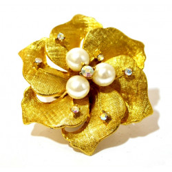 gold cleo ring