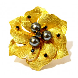 gold cleo ring