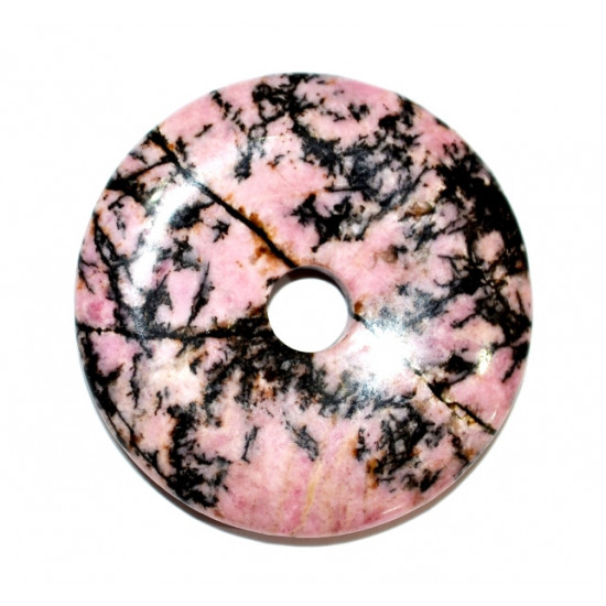 rhodonite donut 3 cm