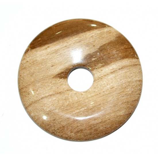 petrified wood donut 5 cm