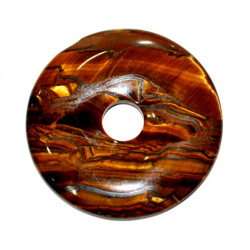 tigers eye donut 3 cm