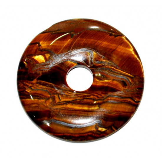 tigers eye donut 3 cm