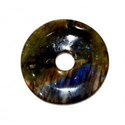 labradorite donut 4 cm