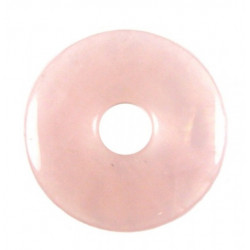 rose quartz donut 3 cm