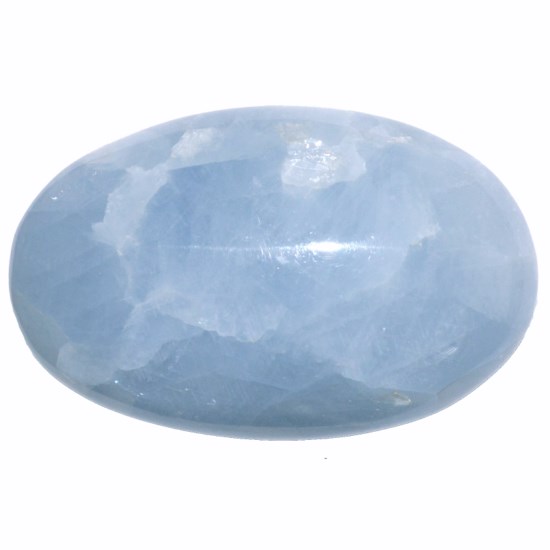 palm stone blue calcite