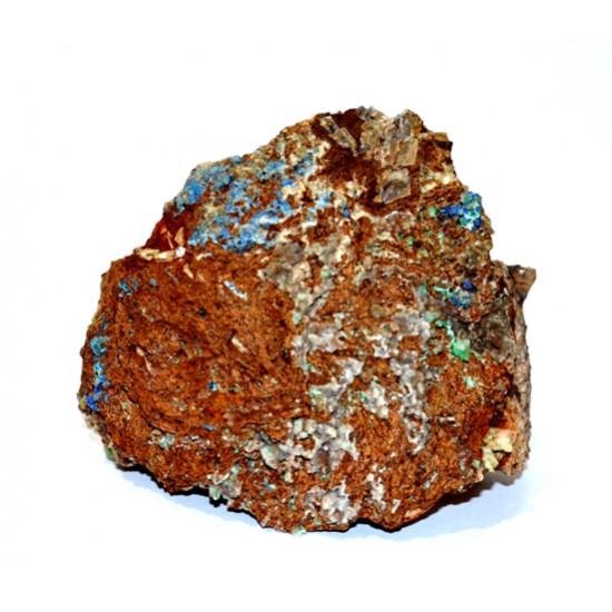 barite - azurite - malachite