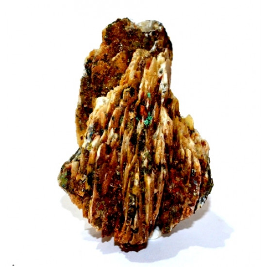 barite - malachite - tetrahedrite