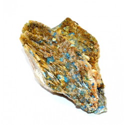 barite - azurite - malachite - tetrahedrite