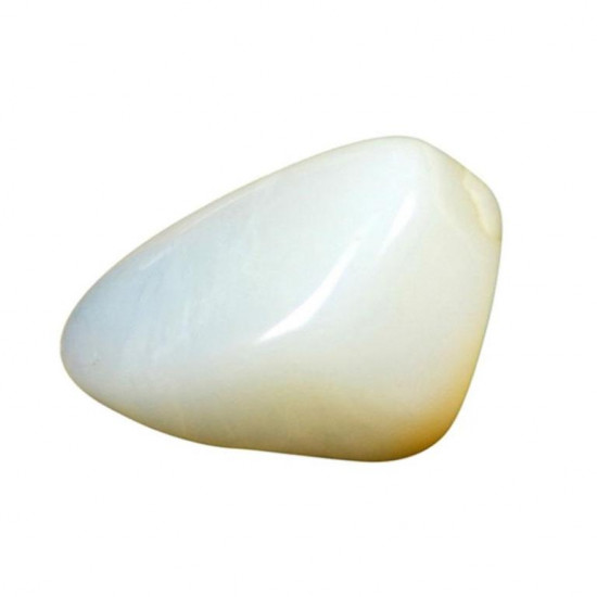tumbled stone white opal