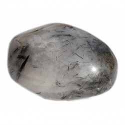 tumbled stone tourmalated quartz