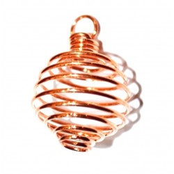 cage pour minéraux cuivré GM