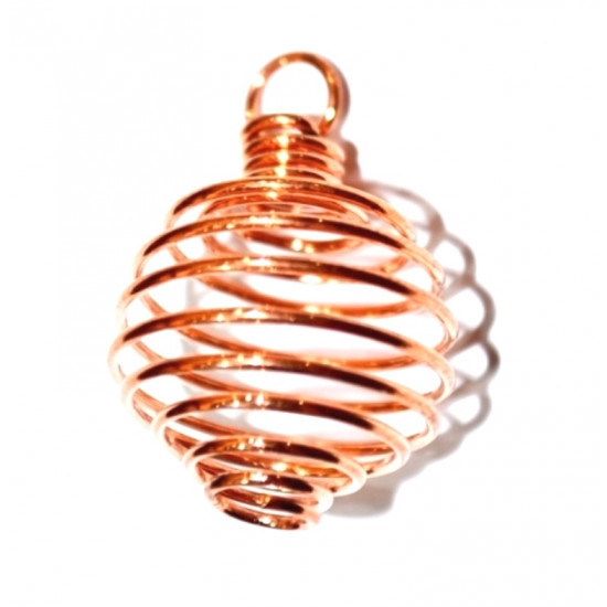 tumbled stone cage copper BM