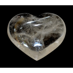 Crystal quartz heart