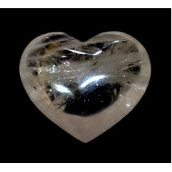 Crystal quartz heart