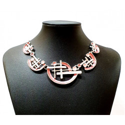 pink elya necklace