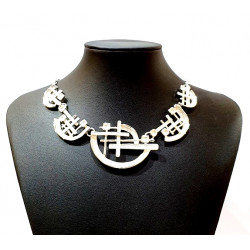 collier elya blanc