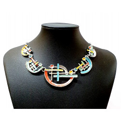 collier elya multicolore