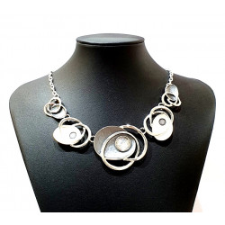 black and white bonta style necklace