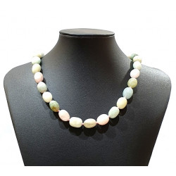 olive morganite necklace