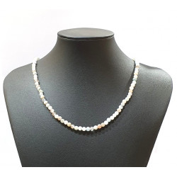 morganite necklace 4mm