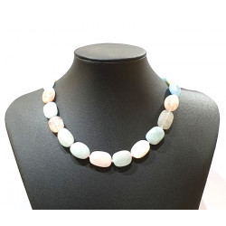 oval morganite necklace