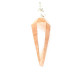 faceted hematoid quartz pendulum