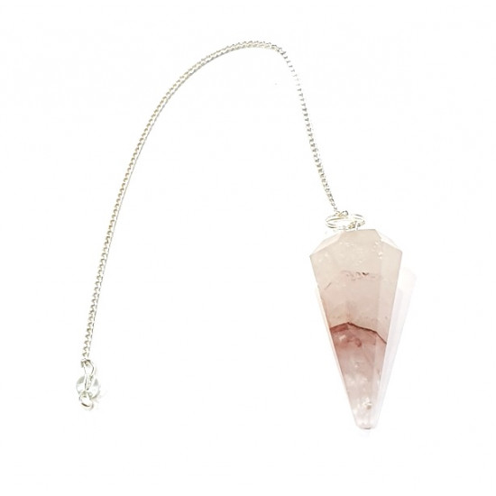 red Hematoid quartz pendulum