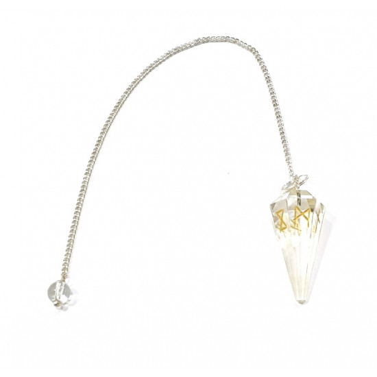 Crystal quartz pendulum