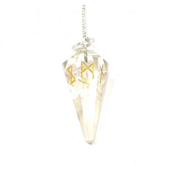 Crystal quartz pendulum