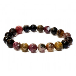 Watermelon Tourmaline Bracelet 10mm