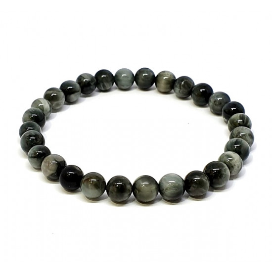 Bracelet chrysoberyl 6mm