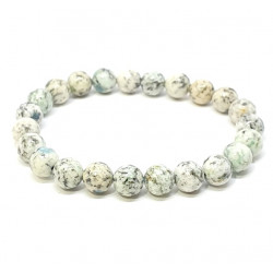 Bracelet K2 azurite 8mm 