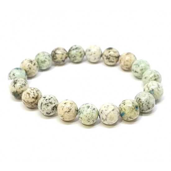 Bracelet K2 azurite 10mm 