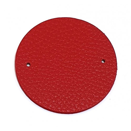 leather piece for necklaces red / dark blue