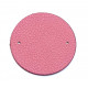 Leather piece for necklaces purple / pink