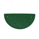 leather piece for necklaces green / blue