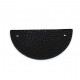 leather piece for necklaces brown / black