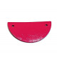 leather piece for necklaces pink / gray