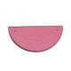 leather piece for necklaces pink / purple